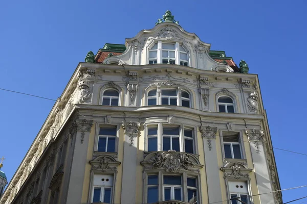 Vienna Wijk Innere Stadt Steeg Huizen Middeleeuwse Oude Stad Venster — Stockfoto