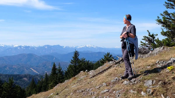 Vista Panoramica Maestosi Paesaggi Alpini — Foto Stock