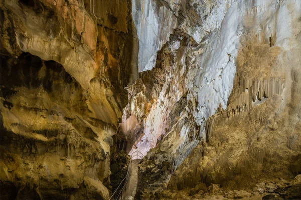 Detalles Dentro Cueva Harmanec Las Montañas Kremnica Eslovaquia — Foto de Stock