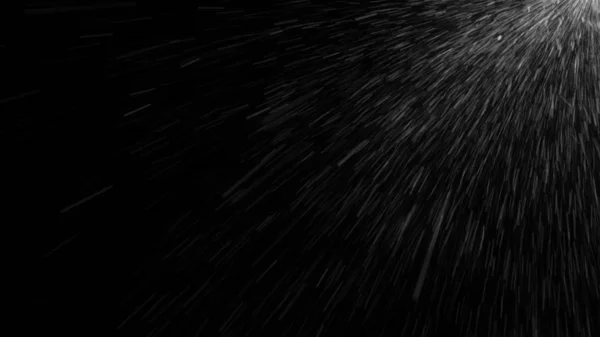 Arka Plan Siyah Zemin Üzerine Yağmur Ile Render — Stok fotoğraf