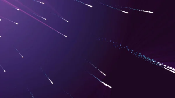 Particle Rain Comet Star Seamless Loop — Stock Photo, Image
