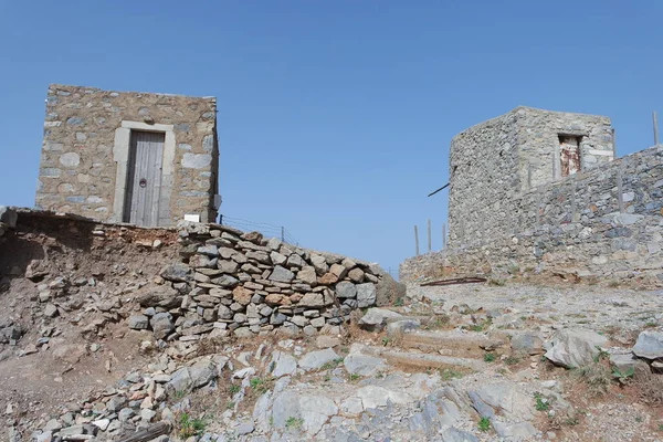 Ruinas Del Molino Meseta Lassithi — Foto de Stock