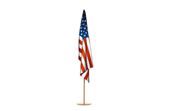 Usa Flag Mast — Stock Photo, Image