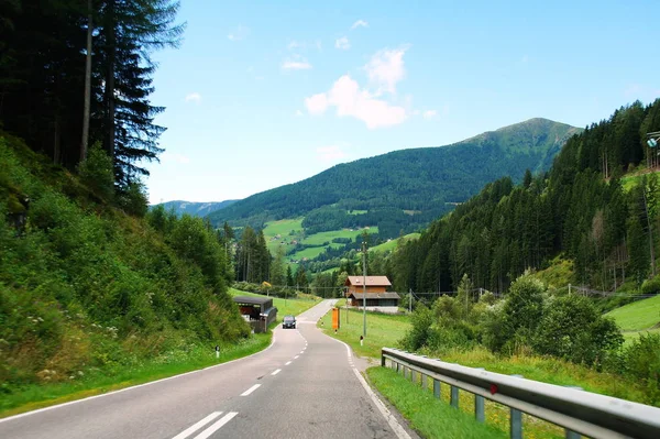 Weg Het Sarn Dal Zuid Tirol Bij Bolzano — Stockfoto