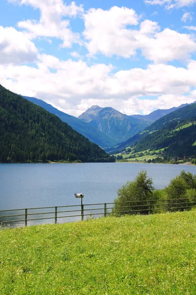 Serbatoio Zoggler Nella Valle Ultraterrena Alto Adige Estate — Foto Stock