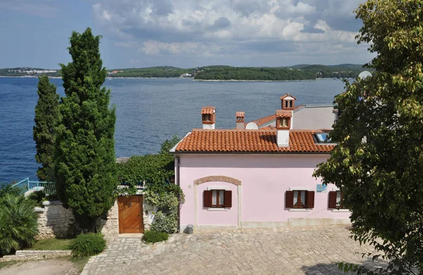 Rovinj Istria Croazia Mare Mediterraneo Acqua Acque Turismo Paesaggio Costa — Foto Stock