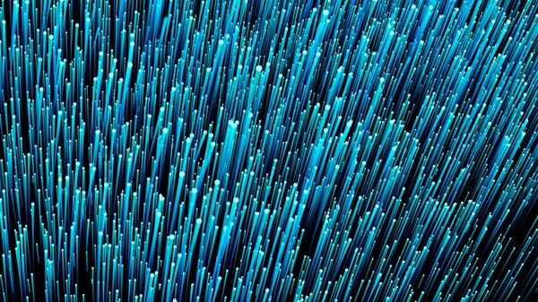 Optical Fiber Network Cable Abstract Background Rendering — Stock Photo, Image