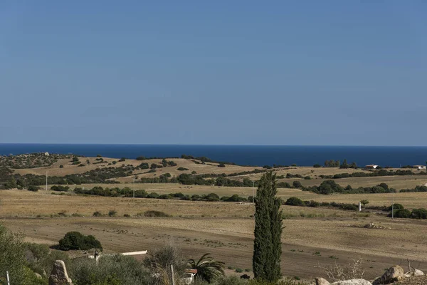 Costa Rei Sardinie Itálie Panorama Vnitrozemí — Stock fotografie