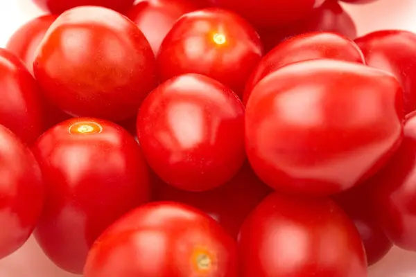 Fondo Tomates Frescos Maduros Cosecha — Foto de Stock