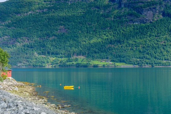 ノルウェーの土地会社 サマー — ストック写真