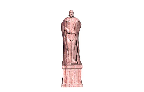 Darstellung Einer Statue Eines Mannes — Stockfoto