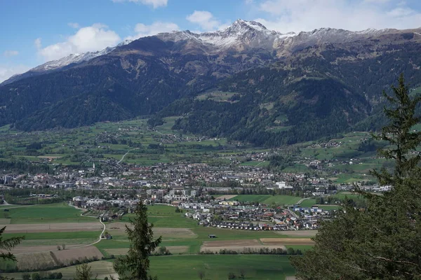 Widok Panoramy Dolomitów — Zdjęcie stockowe