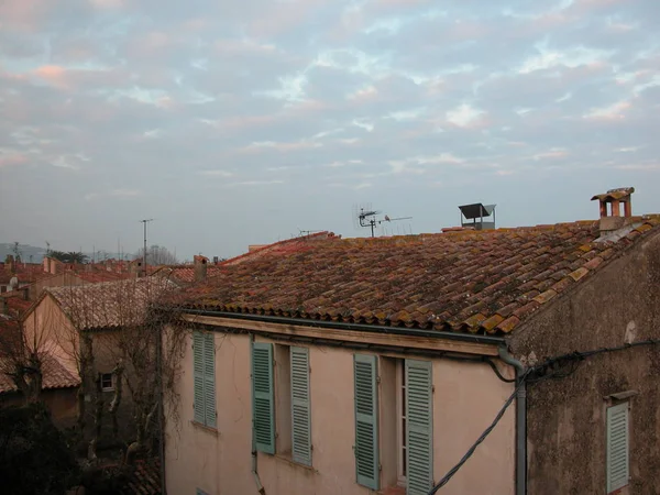 Über Den Dächern Von Saint Tropez Frankreich — Stockfoto
