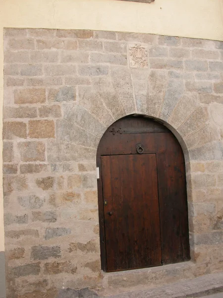 Vistas Urbanas Fachadas Casa Morella Província Castellon Espanha — Fotografia de Stock