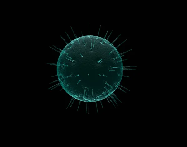 Вирусы Бактерии Медицинская Иллюстрация — стоковое фото