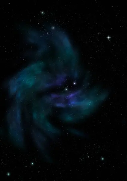 Egy Végtelen Csillagmező Egy Kis Része Univerzumban Nasa Által Biztosított — Stock Fotó