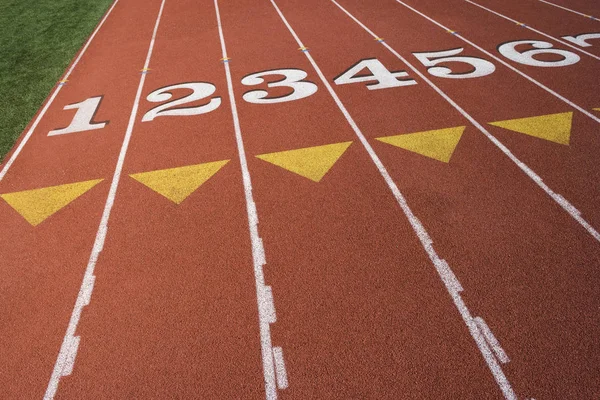 Startnummern Der Leichtathletik — Stockfoto