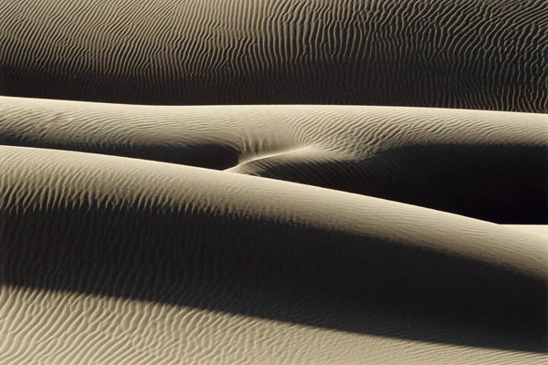 Песчаные Рябь Пустыне — стоковое фото
