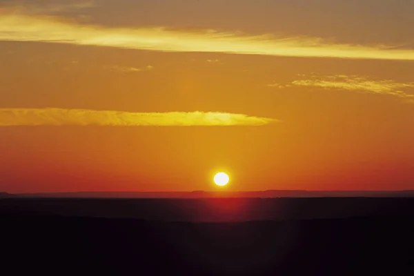 Вид Красивый Закат — стоковое фото
