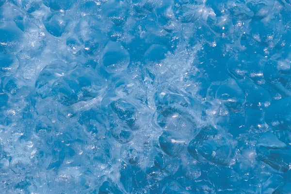 Sluitingen Van Waterbellen Onder Ijs — Stockfoto