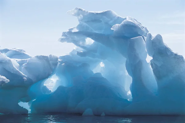 Iceberg Gelo Congelado Inverno Neve — Fotografia de Stock