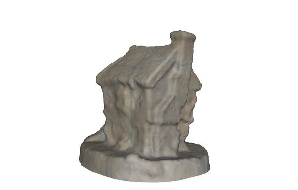 Render Statue Stone — Stock Photo, Image