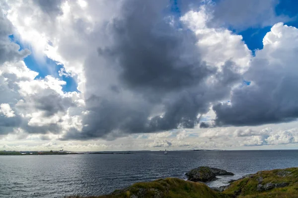 Ландшафт Haugesund Норвегии — стоковое фото