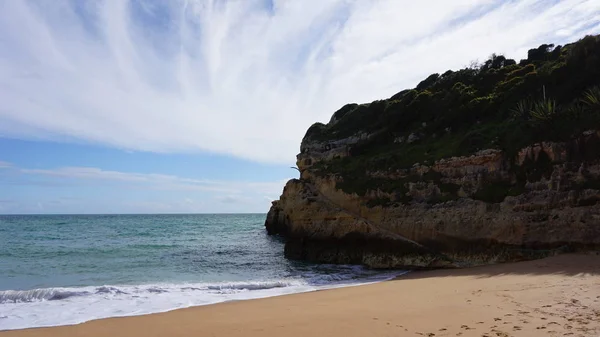 Παραλία Πράια Ντο Benagil Ακτή Της Algarve Της Πορτογαλίας — Φωτογραφία Αρχείου