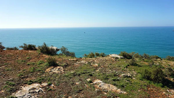 曼纽尔 洛伦索海滩上葡萄牙阿尔加维海岸 — 图库照片