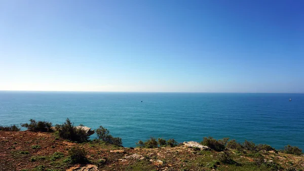 Manuel Lourenco Pláž Pobřeží Algarve Portugalsku — Stock fotografie