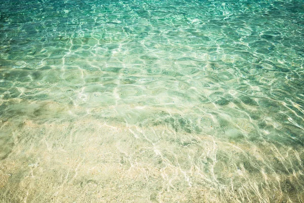 Kristallklares Meerwasser Tropischen Strand — Stockfoto