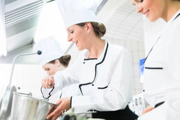 Team Chefs Production Process System Catering — Stock Photo, Image
