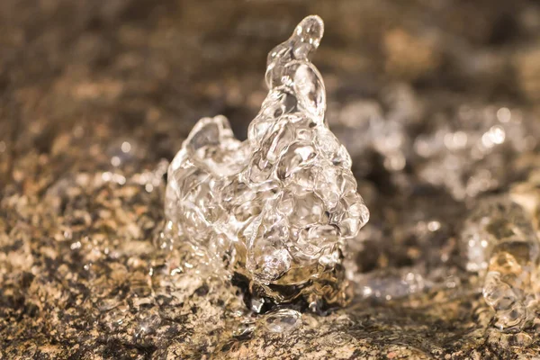 Espirro Cachoeira Incrível Fluxo Água — Fotografia de Stock