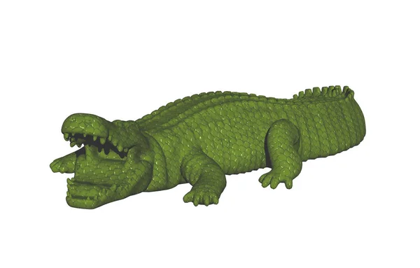 Krokodyl Niebezpieczny Gad Zwierzę — Zdjęcie stockowe