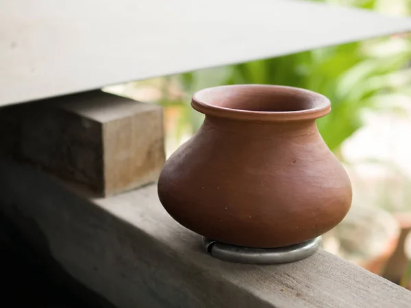 Cor Foto Água Pot Made Cerâmica — Fotografia de Stock