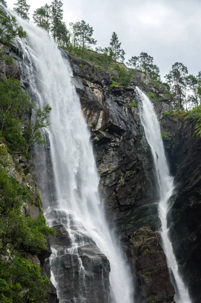 Beleza Natureza Fluxo Fluvial Cachoeira — Fotografia de Stock