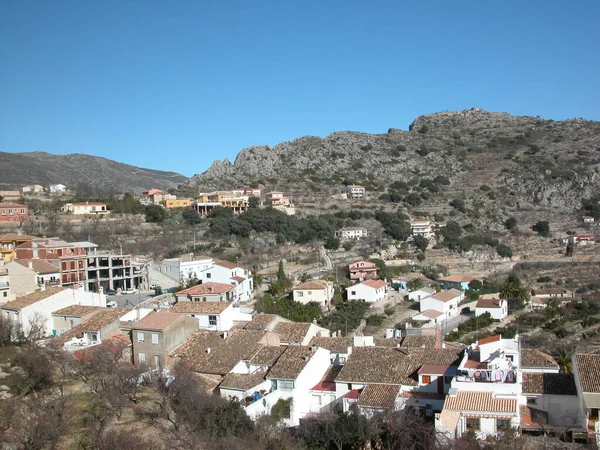 Pueblo Escondido Las Montañas Costa Blanca Dolor —  Fotos de Stock