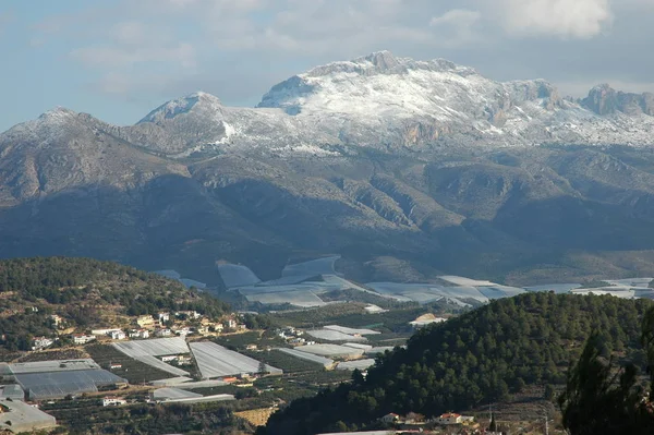 Landscape Costa Blanca Spain — стоковое фото