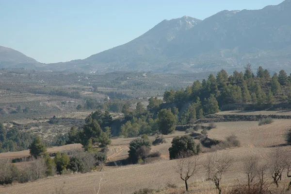 Landscape Costa Blanca Spain — Stock Photo, Image