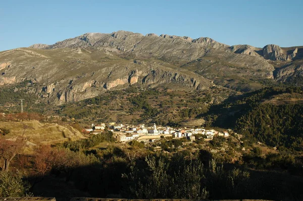 Paisaje Costa Blanca España — Foto de Stock