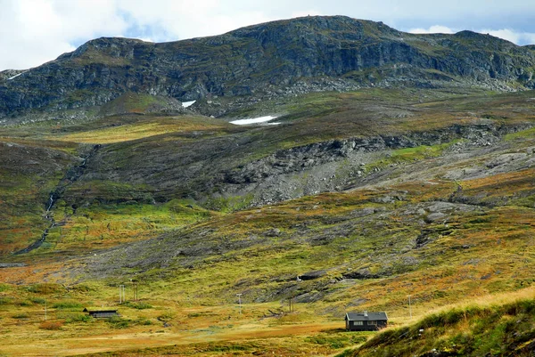 Norwegia Tle Krajobrazu — Zdjęcie stockowe