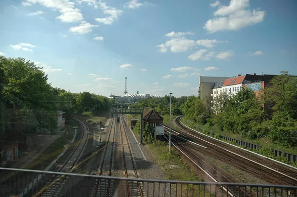 Paesaggi Urbani Facciate Berlino — Foto Stock