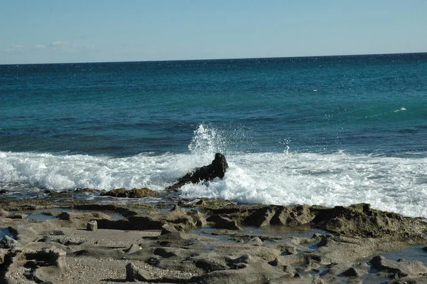 Waves Mediterranean Sea Water — Stock Photo, Image
