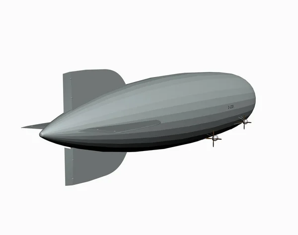 Zeppelin Letecká Doprava — Stock fotografie