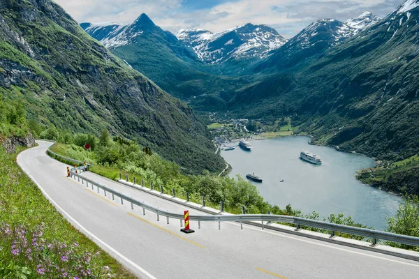 Norvegia Sfondo Paesaggio Naturale — Foto Stock