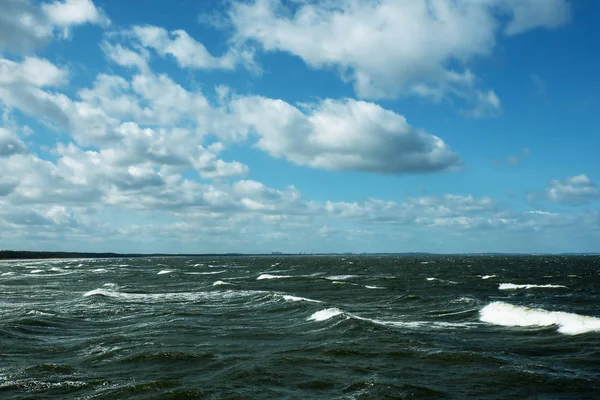 Baltische Zee Lucht Wolken Zee West Pomerania Kust — Stockfoto