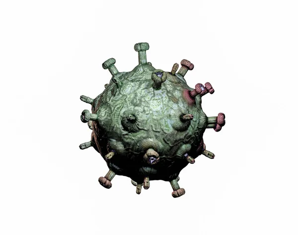Mikrobiologiczne Komórki Bakteryjne Mikroskopowe — Zdjęcie stockowe