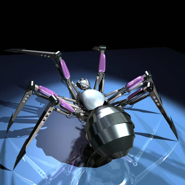 Αράχνη Ρομπότ Ηλεκτρονικά Ανδροειδή — Φωτογραφία Αρχείου
