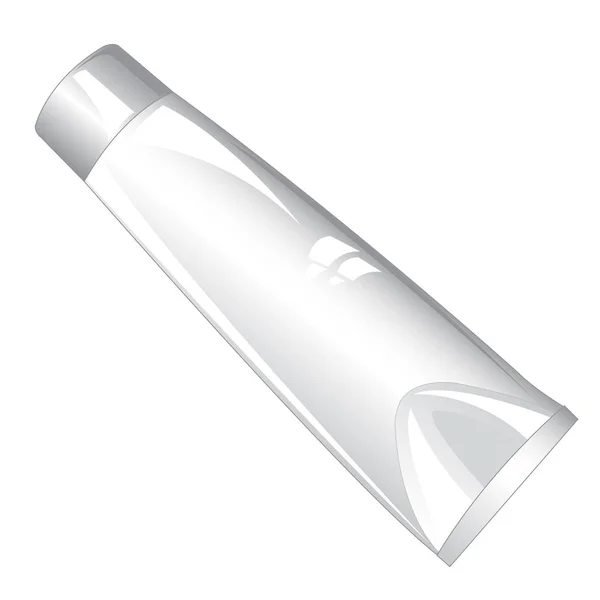Tubes Paste White Background Insulated — Stock Photo, Image