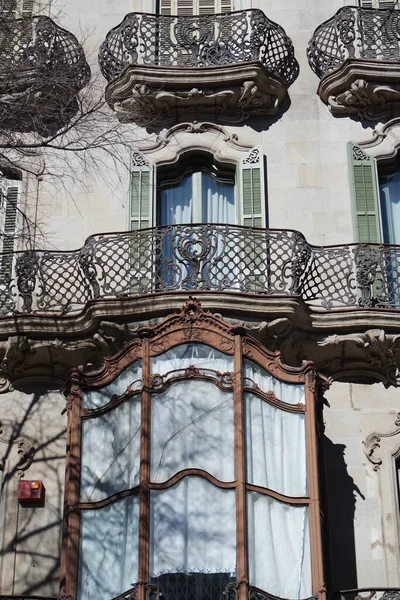 Art Nouveau Architecture Barcelona — стокове фото